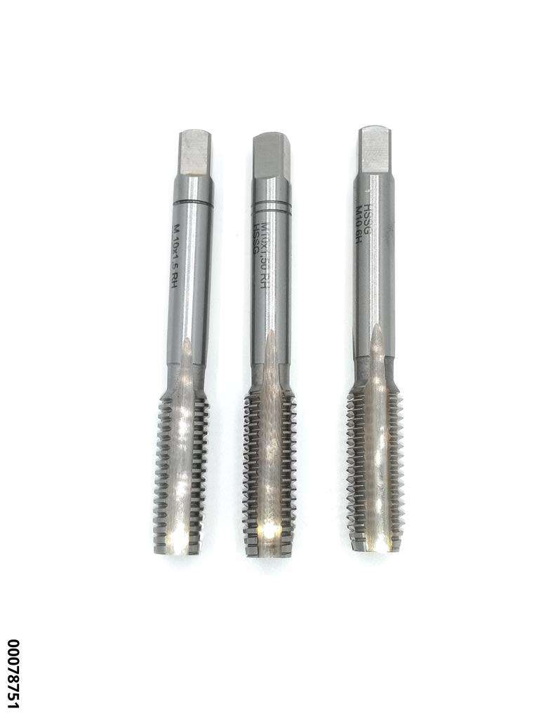 HSS-Hand-Gewinde-Bohrer-Satz Typ US-200 3tlg. M10x1,5mm