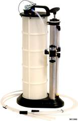 Handabsaug- und Druckpumpe mit Schlauch u. Sonden Behälter für 8,8 Liter