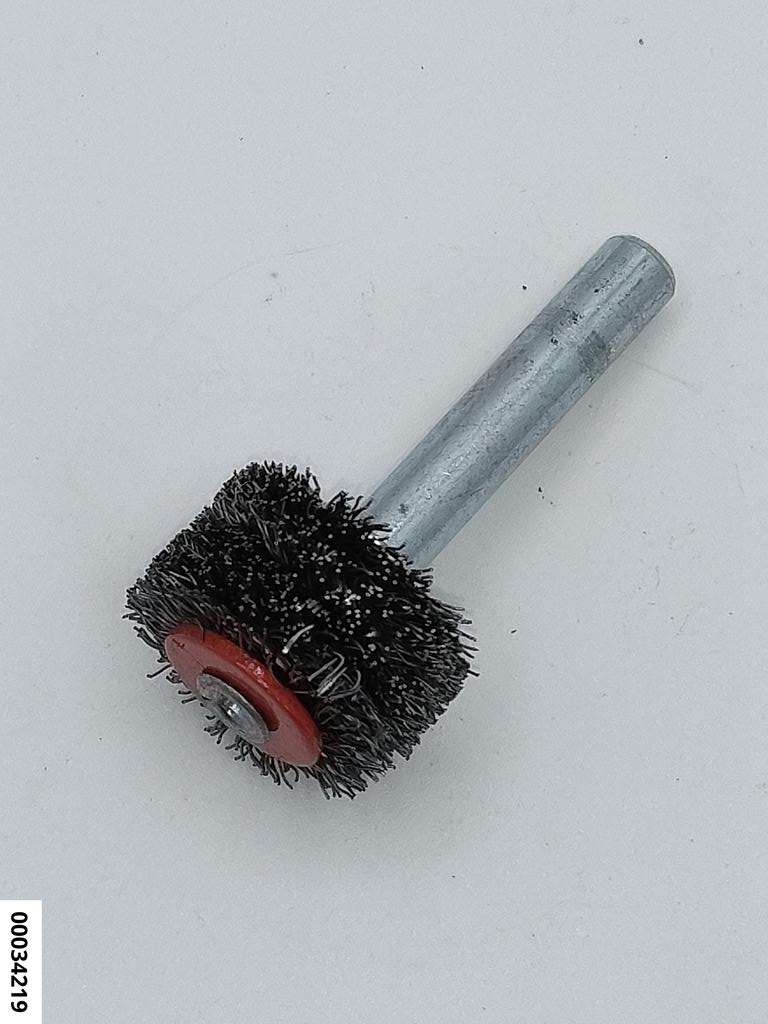 Stahldraht-Schaftrundbürste 20 mm Breite 9 mm