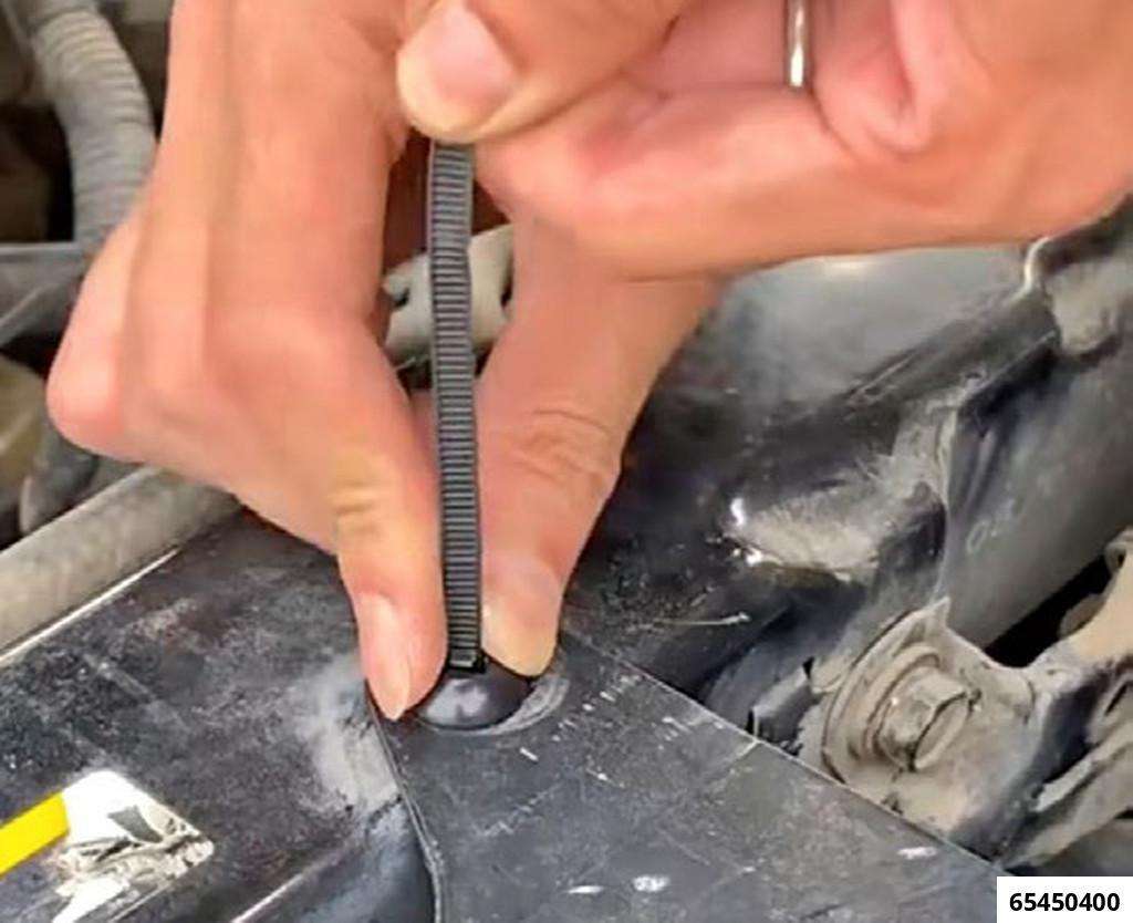 T-clip cable ties, 100 pcs.