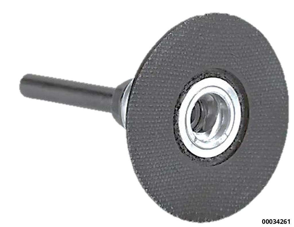 Roloc-Aufnahmescheibe mit Schaft 6 mm 51 x 6 mm Roloc-Aufnahme