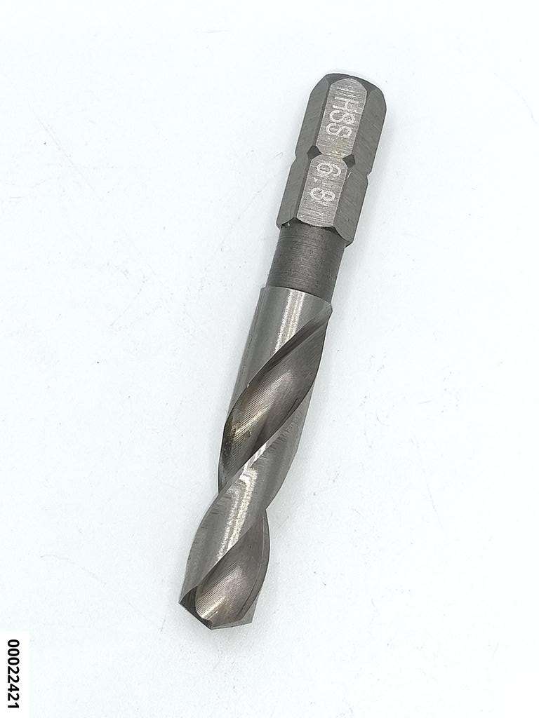 hansewerkzeug HSS-Spiralbohrer-Bit mit 1/4" Bit- Aufnahme 6,8 mm
