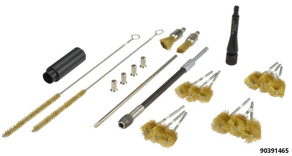 Brass Injector Shaft Cleaning Kit