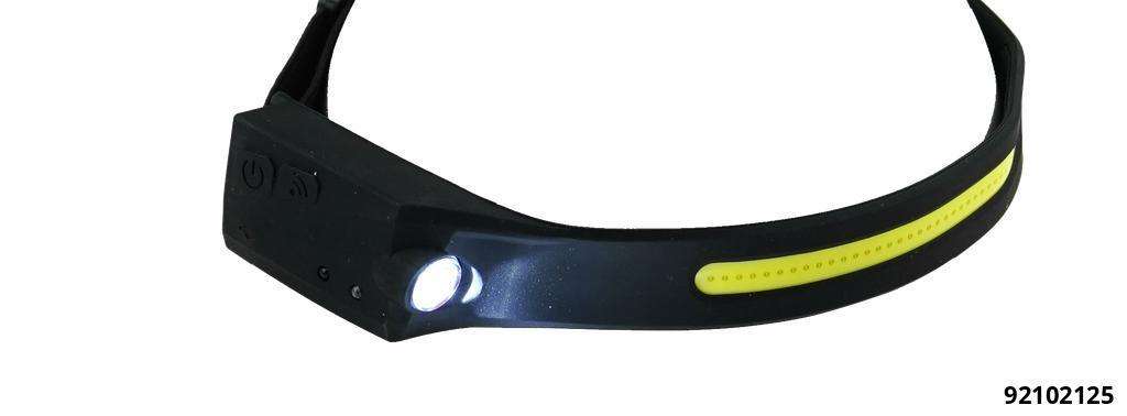 Stirnlampe 450 Lumen COB LED on / off berührungslos