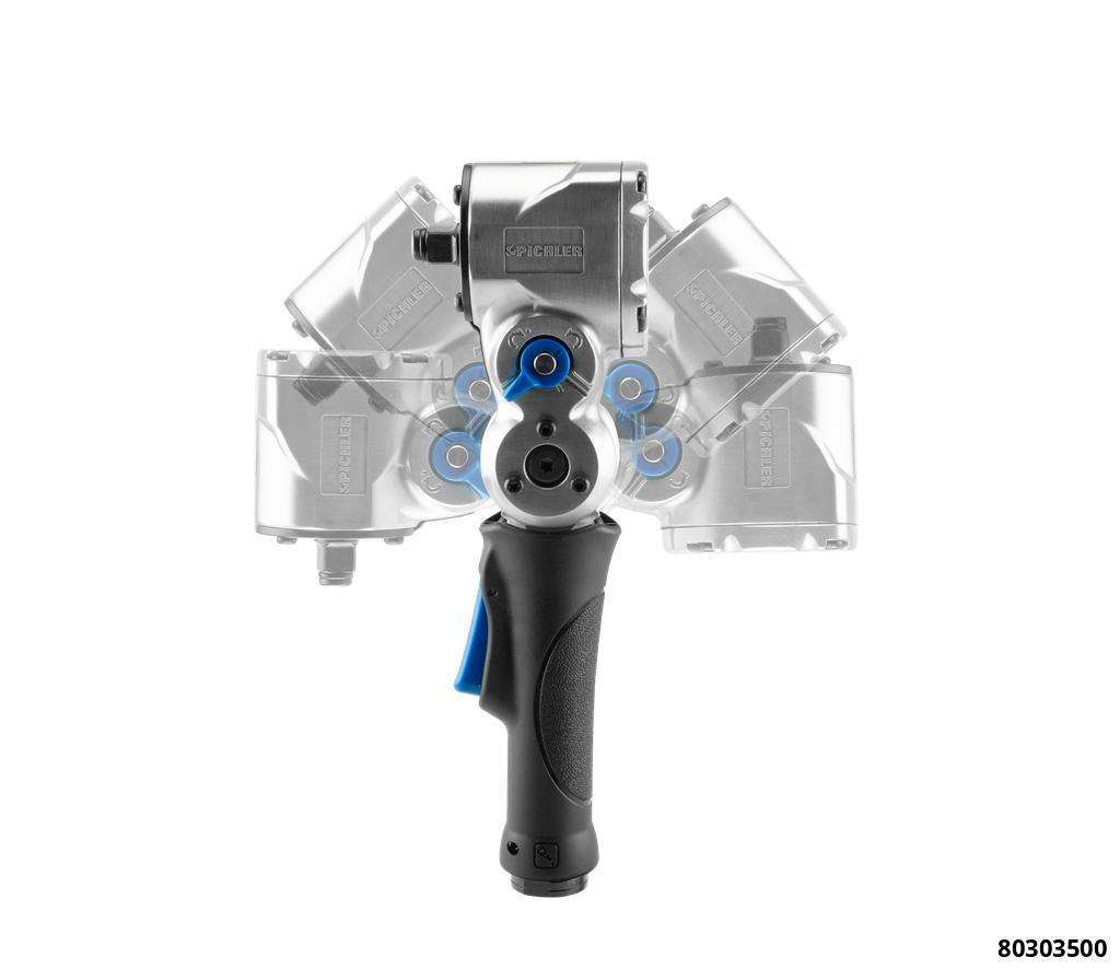 Air angle impact wrench ½"