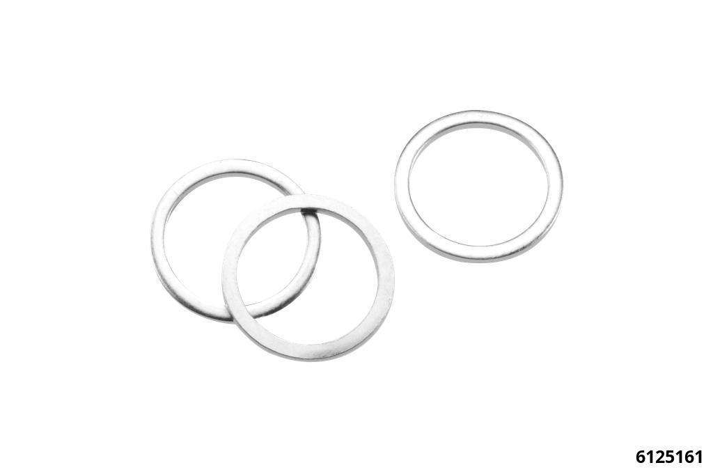 Refilling packs sealing rings M 15 Aluminium (10 pieces)