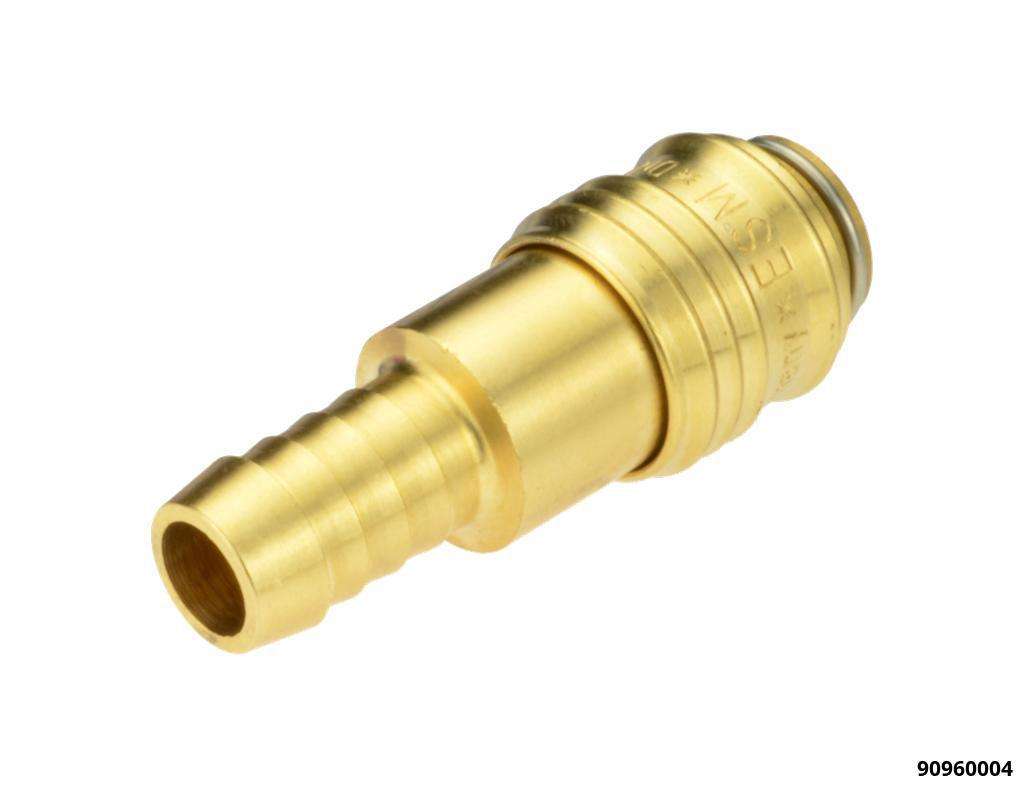 Coupler Socket DN 5 mm with Hose Connection 9 mm