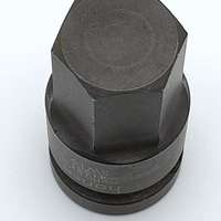 Kraft-Stecknuss f. Innensechskantschrauben 1/2" SW19 Länge 43mm*