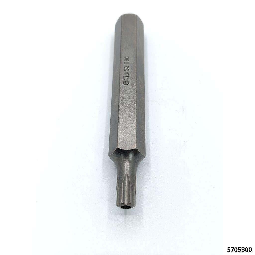 Embout Torx avec perçage réception 10 mm TXB 30 x 75
