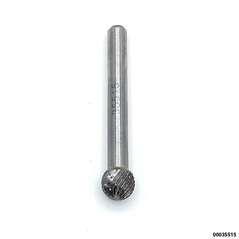 Hartmetall-Rotierfräser, Kugelform, 9,5mm, kreuzverzahnt