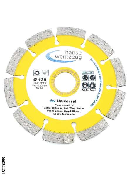 hansewerkzeug Diamant-Trennscheibe 125x2,4x6,0x22,23mm "fw Universal"