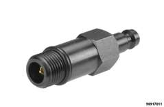 Adapta bougi d'allum M14x1,25 Long. 50mm sur raccord NW 5 et soupape