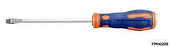 Screwdriver with through blade, SL 8.0 x 150 mm L