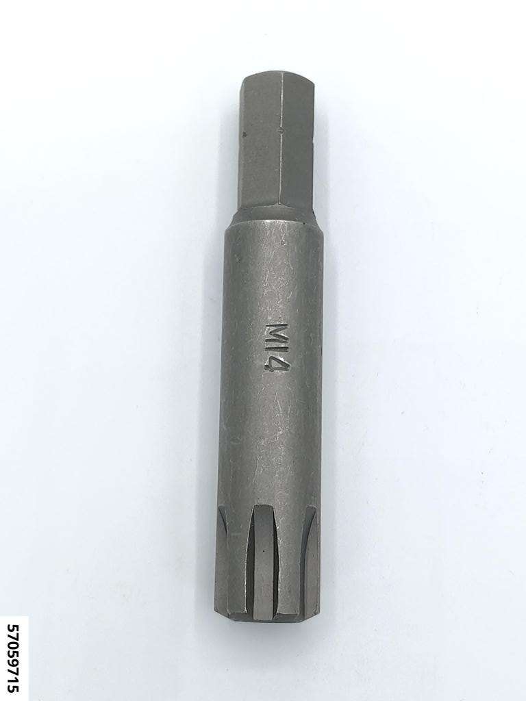 Bit-Einsatz RIBE M 14 x  75 mm Aufnahme 10 mm