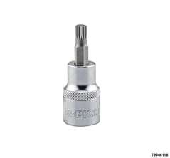 1/2" Steckschlüsseleinsatz, XZN, M18 (mit Bohrung), Länge 62 mm