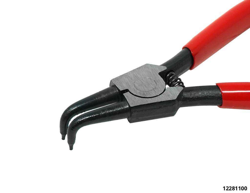 Sprengringzange für Außenringe 90°  gebogen Drm. 10 bis 25 mm Spitzen 1,3 mm