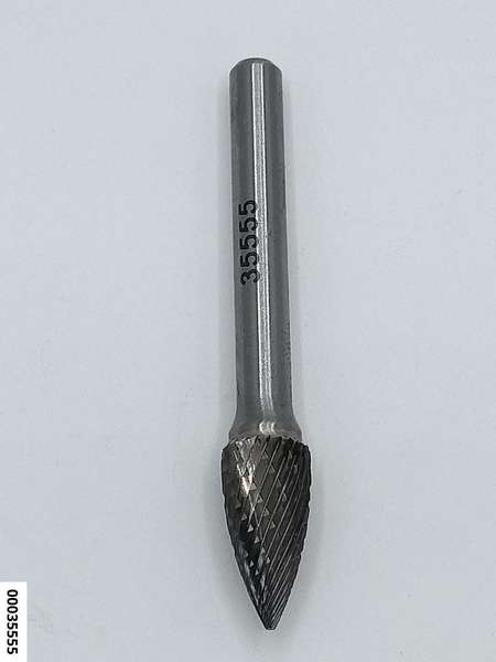 hansewerkzeug Hartmetall-Rotierfräser, Flammen- Spitzform, 9,5mm, kreuzverzahnt