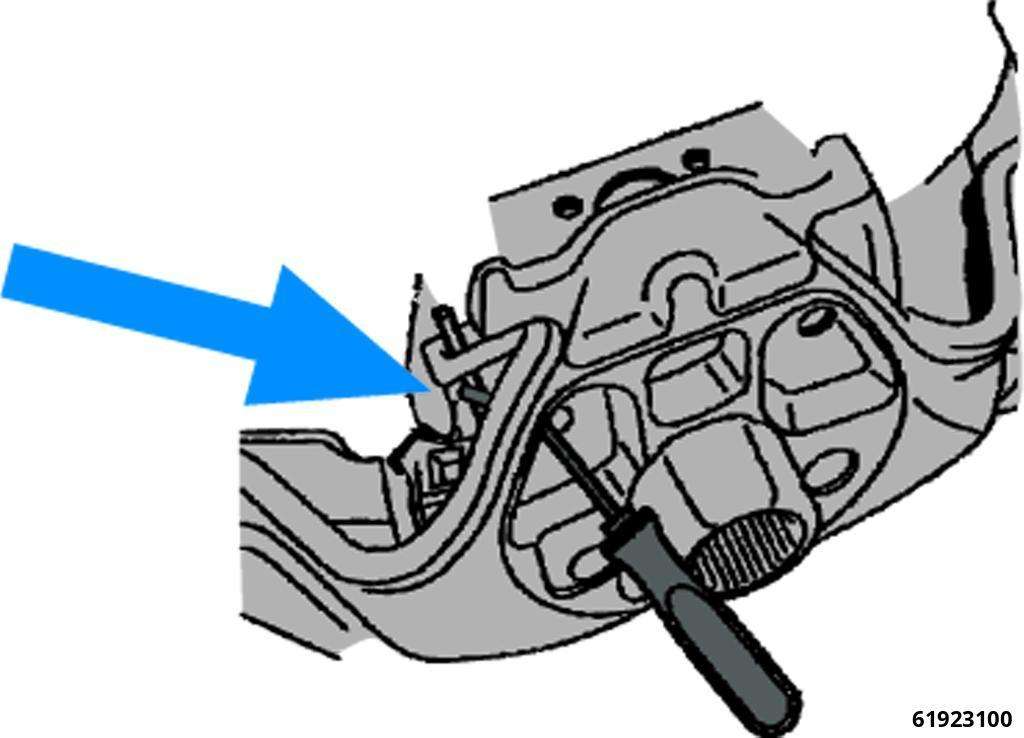 Airbag Spezialschlüssel zum Entriegeln des Fahrerairbags OPEL Insignia und Astra J ab 2008