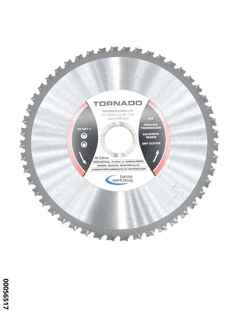hansewerkzeug Tornado Kreissägeblatt HM-bestückt 210 x 2,1 x 30/25,4mm  48 Zähne