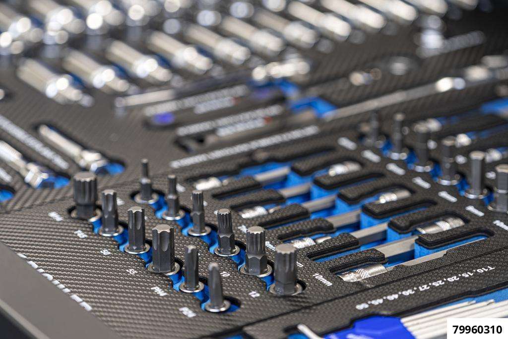 Tool Cabinet P36s, Color: BLACK, incl. tool assortment 558 pcs. "Expert"