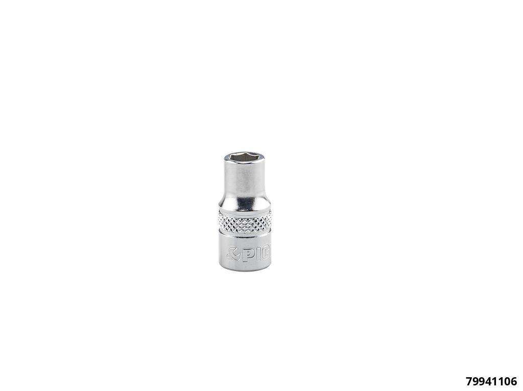 Douille 1/4", six pans, 6 mm