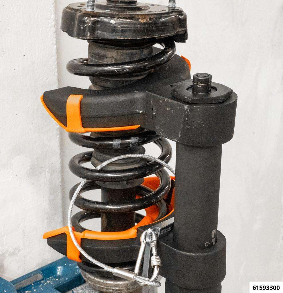 Federspanner für MC-Pherson mit 3 Paar Haltern, Ø 80 mm - 195 mm