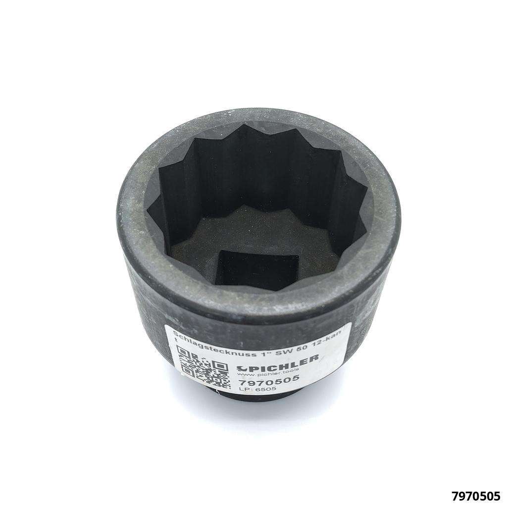Socket hexagonal "Impact" 50 12-kant