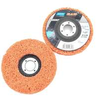 Reinigungsschleifscheibe auf Stützteller "Keramisch orange" 125 x 22,23mm Bohrung