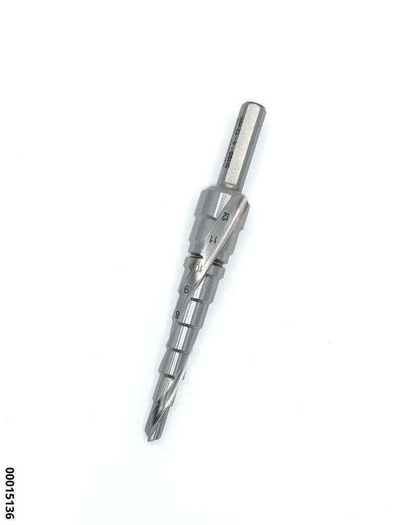 SHSS-Stufenbohrer 4-12mm  Schaft 6,0mm