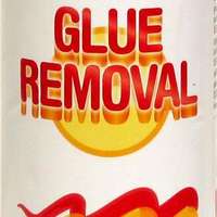 Solvent Spray for Hot Glue