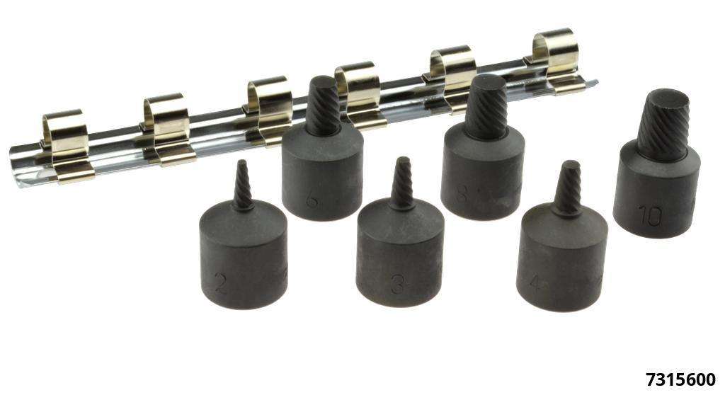 Ausdreher Set BOLT TWIST 6-tlg. auf Klemmleiste