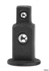 Einsteckadapter  vierkant 1/4" zu Verlängerungsknarre 3/8" Innenvierkant