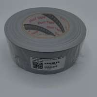 Gewebe-Powerband, silber 50m Breite 50 mm