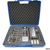 Injector shaft cleaning set with 5 modules