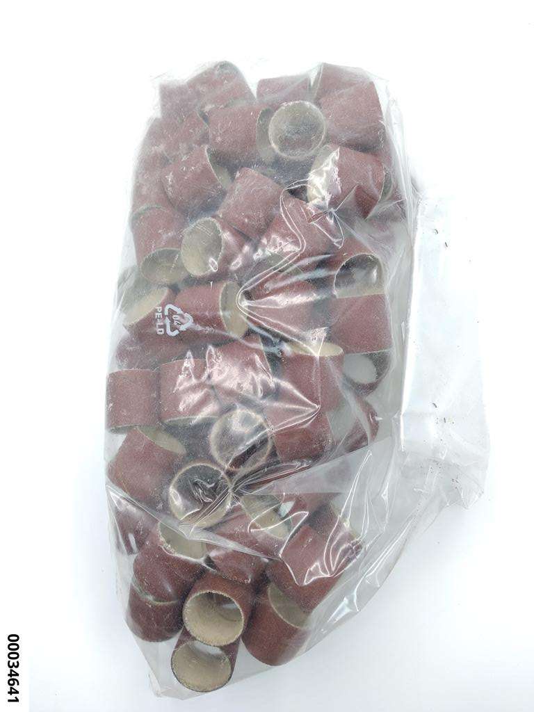 hansewerkzeug Schleifmanschetten Aluminium-oxyd 25x25mm  Korn 80 (VE 100 Stück)