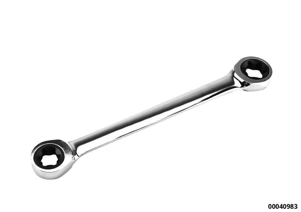 hansewerkzeug Doppel-Ratschen-Ringschlüssel Torx E20xE24