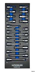 Socket Inserts 1/2" XZN, 19 pcs.