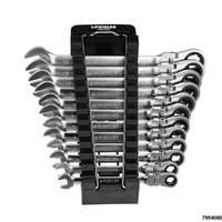 12 pcs. flex-head ratcheting combination wrench set with Special STAR Profile, 8-19 mm