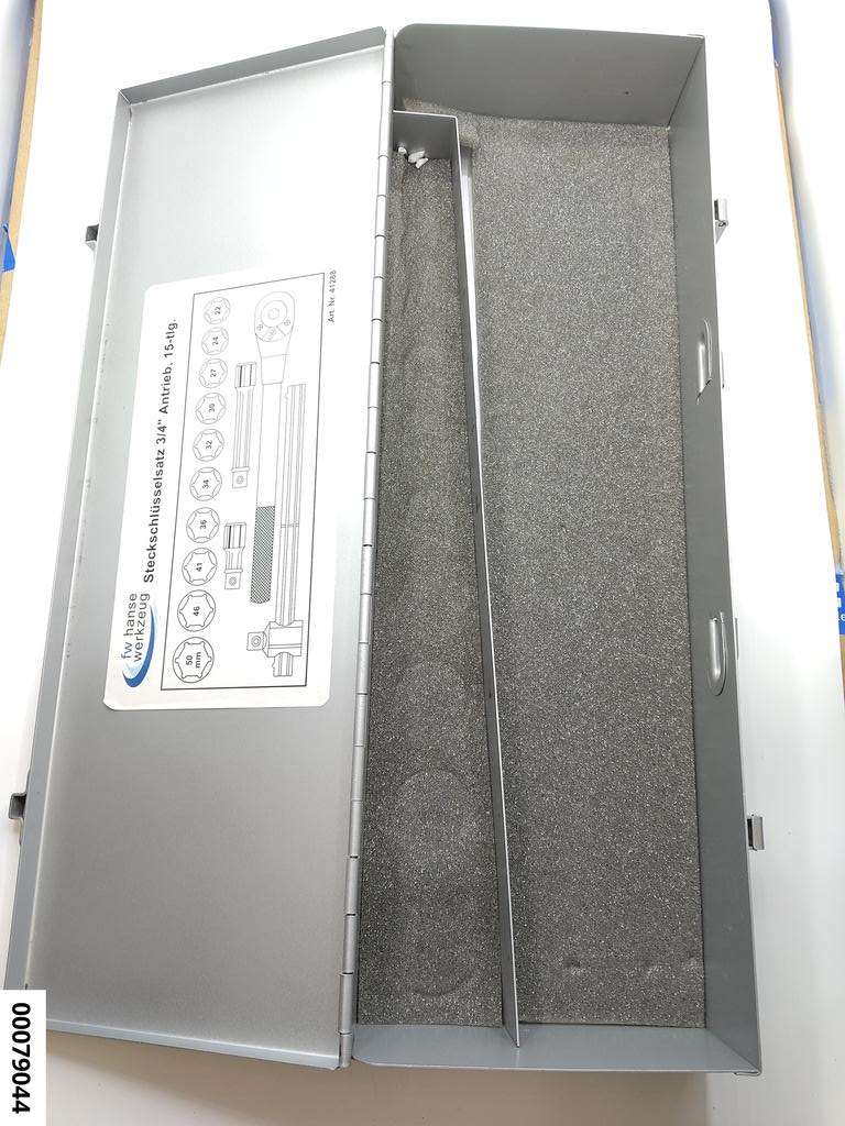 hansewerkzeug Leerkasten für 3/4" Steckschlüssel- Satz 41288