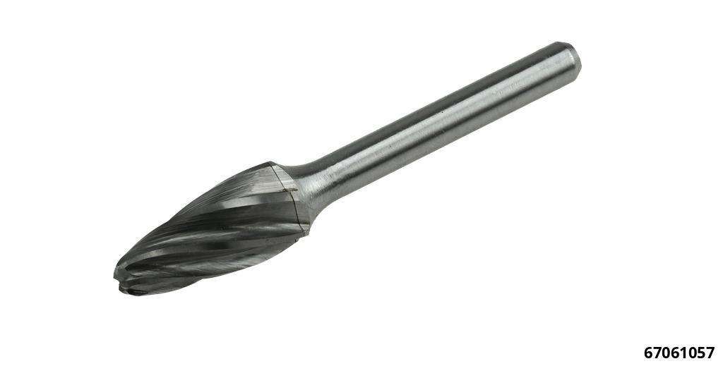 HM-Frässtift Rundbogen 12,0mm Aluzahnung / Schaft: 6mm