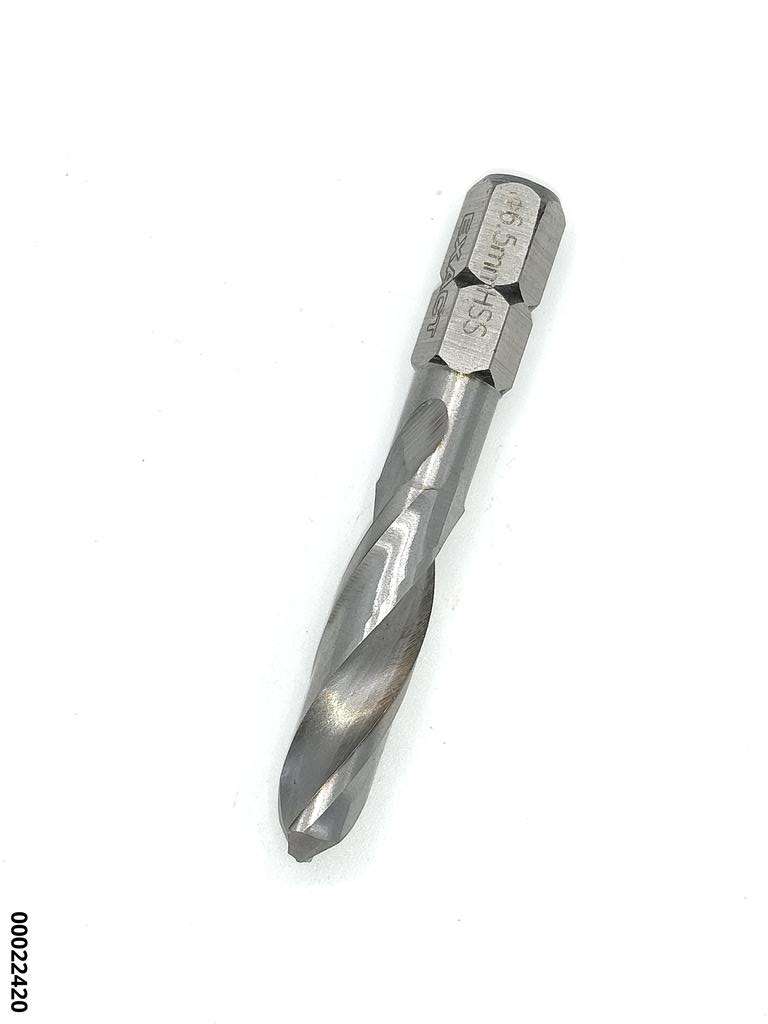 hansewerkzeug HSS-Spiralbohrer-Bit mit 1/4" Bit- Aufnahme 6,5 mm