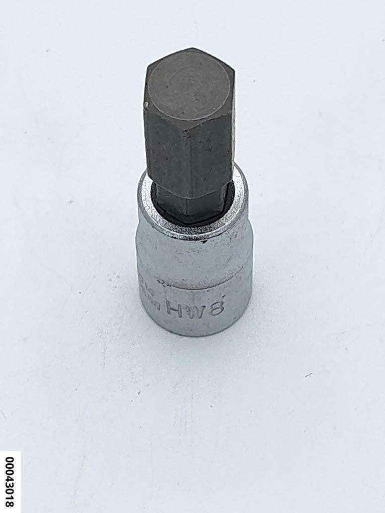 Steckschlüssel 1/4" f. Innensechskantschrauben SW8