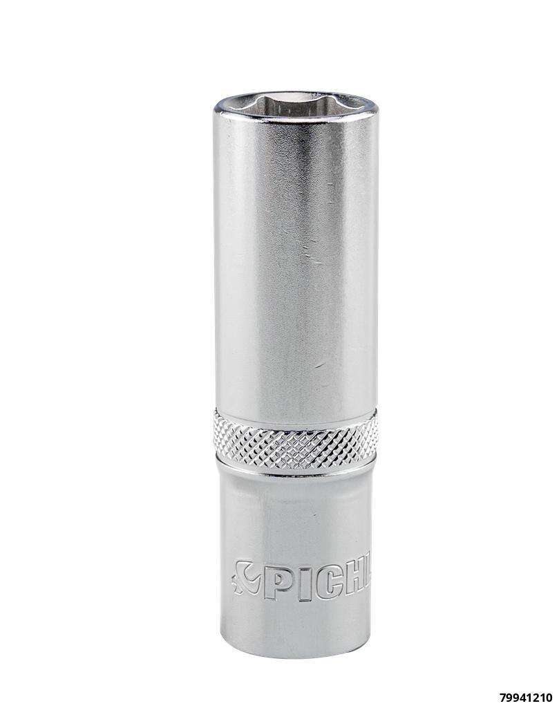 Socket 1/4", hex, long, 10 mm