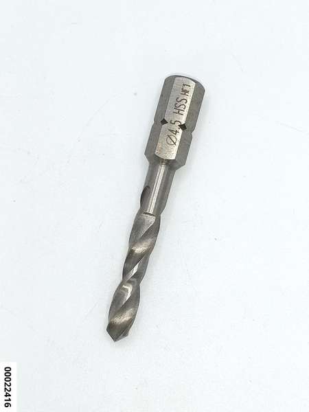hansewerkzeug HSS-Spiralbohrer-Bit mit 1/4" Bit- Aufnahme 4,5 mm