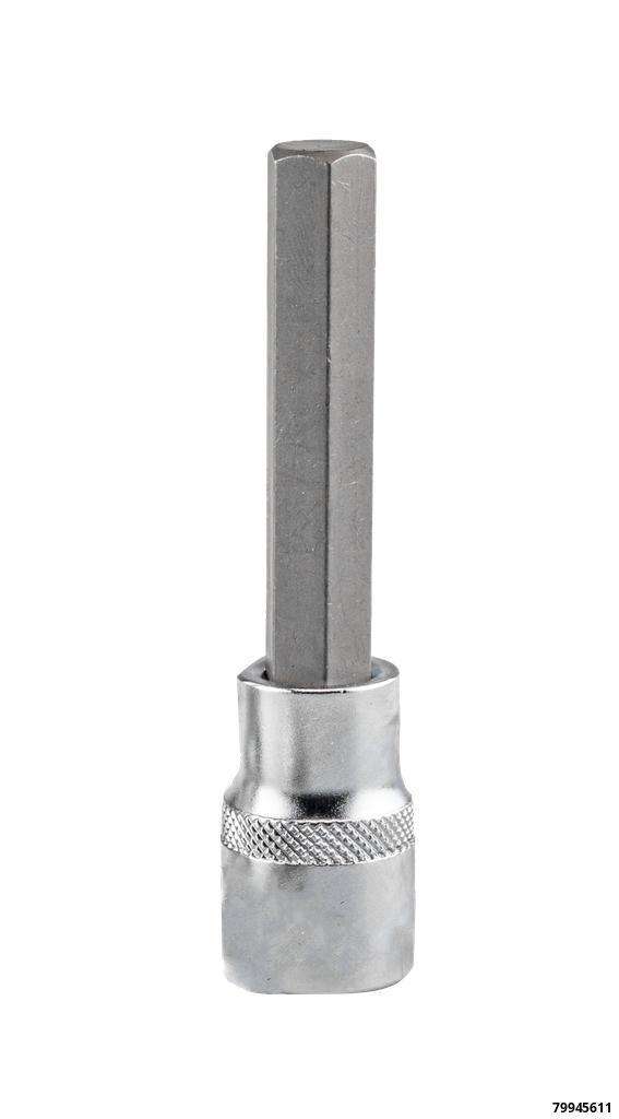 1/2" Steckschlüsseleinsatz, Innensechskant, 11 mm, Länge 100 mm