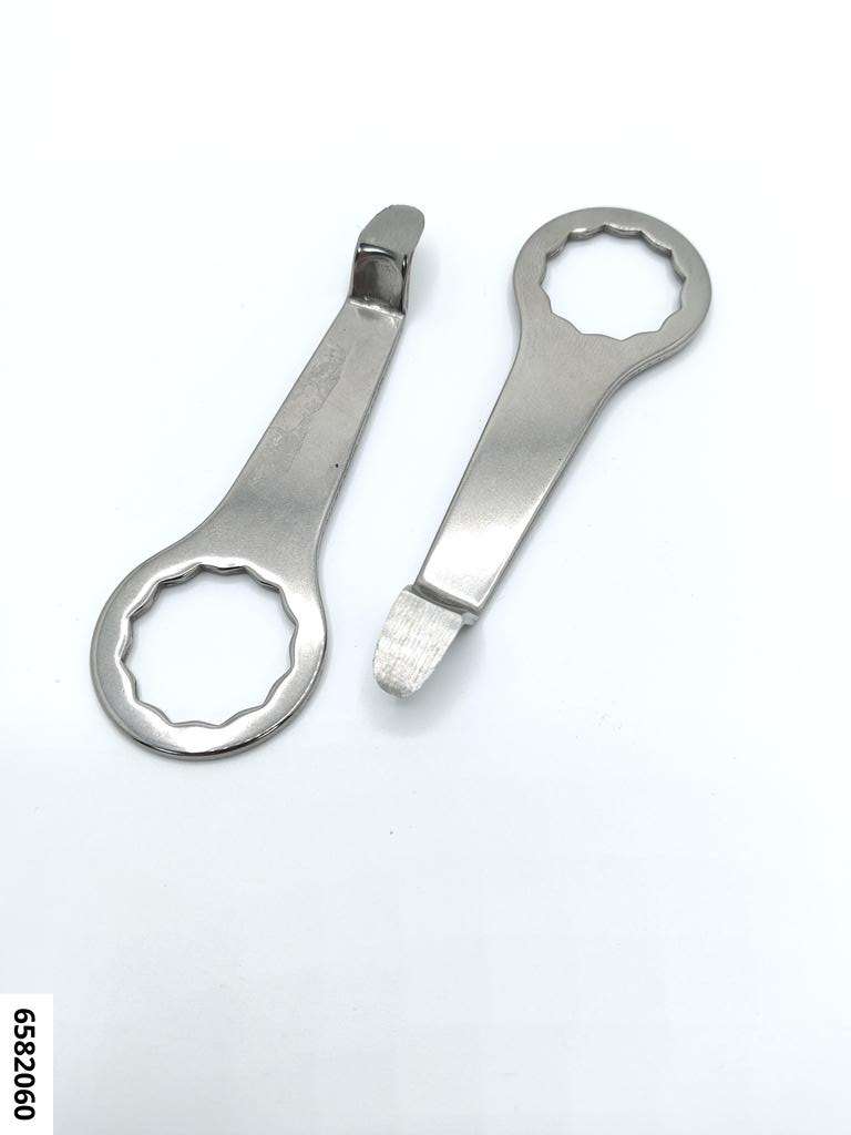 Ersatzmesser Gr.6 gekröpft L-Form Schneidlänge 10,0 mm ab Anschlag Paar f.Trennm.