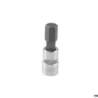 Socket 1/4", hex bit, 10 mm, length 37 mm