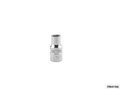 Douille 1/4", six pans, 6 mm
