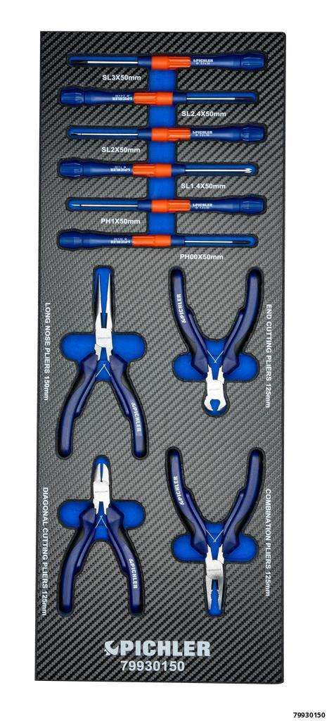 Precision Screwdrivers & Mini Pliers, 10 pcs.