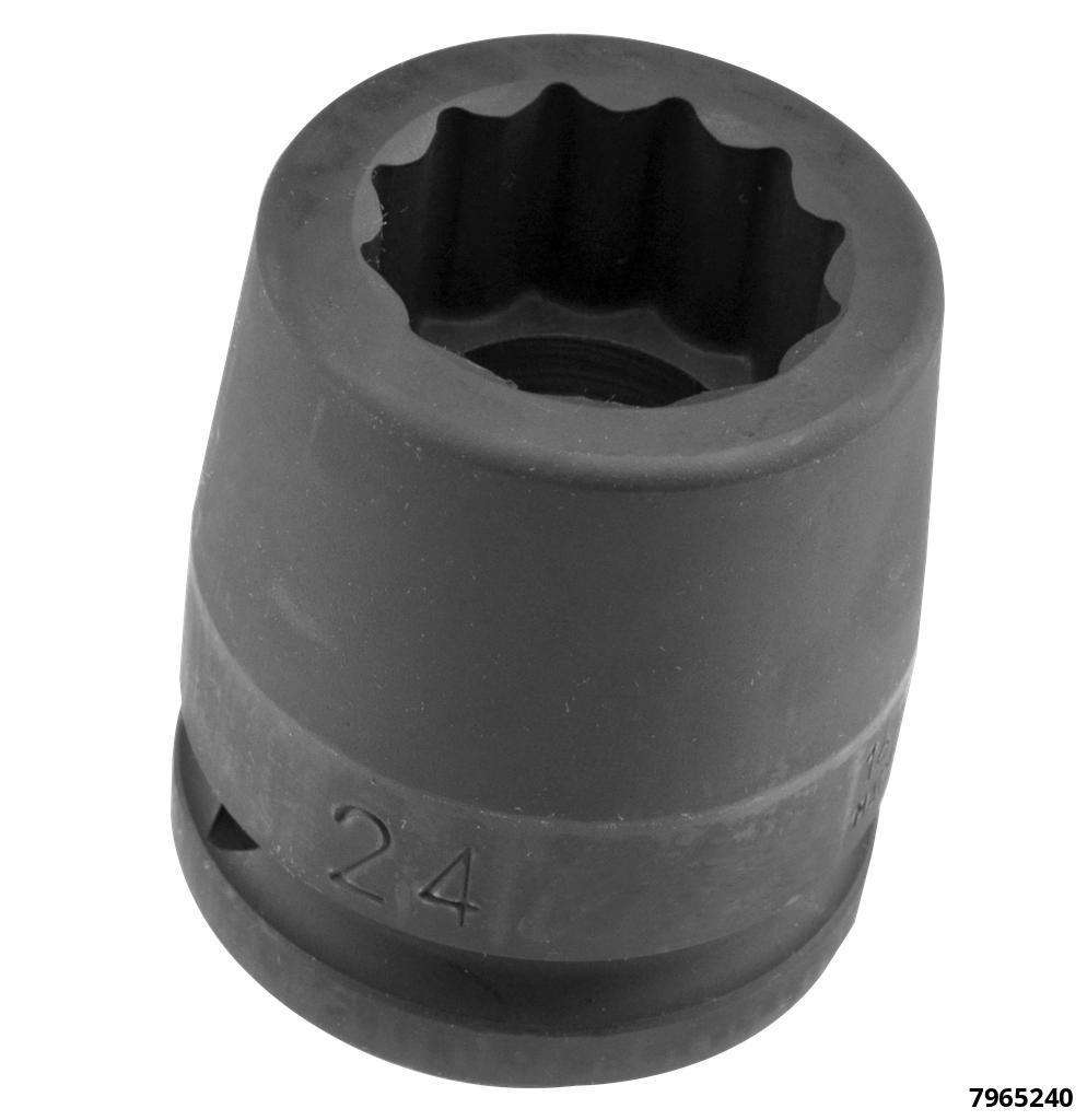 Schlagstecknuss 3/4" SW 24 12-kant Länge 50 mm 16405M 24mm